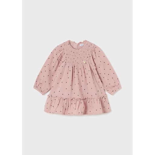 Robe bébé gaze de coton - MAYORAL | Jojo&Co : Vêtements enfants - Antibes