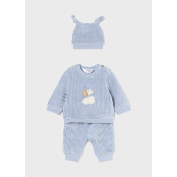 Ensemble velours ciel bébé garçon - MAYORAL | Boutique Jojo&Co