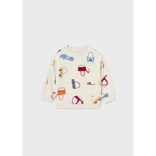 Sweatshirt bébé garçon imprimé - MAYORAL | Boutique Jojo&Co