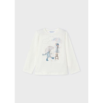 Tee-shirt fille - MAYORAL | Jojo&Co : Vêtements enfants - Antibes