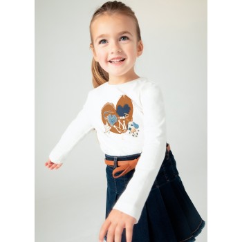 Tee-shirt fille - MAYORAL | Jojo&Co : Vêtements enfants - Antibes