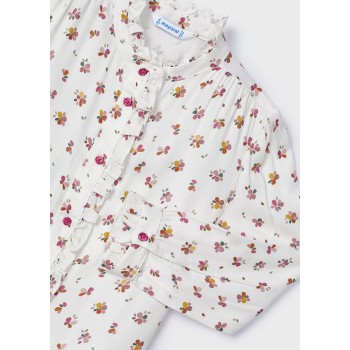 Blouse fleurs fille - MAYORAL |  Jojo&Co : Vêtements enfants - Antibes