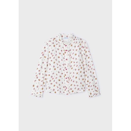 Blouse fleurs fille - MAYORAL |  Jojo&Co : Vêtements enfants - Antibes