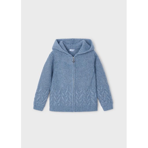 Cardigan à capuche fille - MAYORAL | Jojo&Co : Vêtements enfants - Antibes