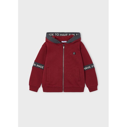 Veste sweat rouge garçon - MAYORAL | Boutique Jojo&Co