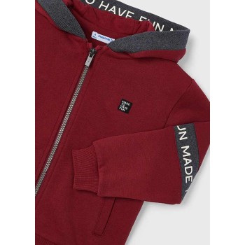 Veste sweat rouge garçon - MAYORAL | Boutique Jojo&Co