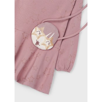 Robe étoilée avec sac fille - MAYORAL | Jojo&Co : Vêtements enfants - Antibes