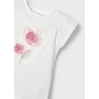 Tee shirt fleurs - MAYORAL | Jojo&Co : Vêtements enfants - Antibes