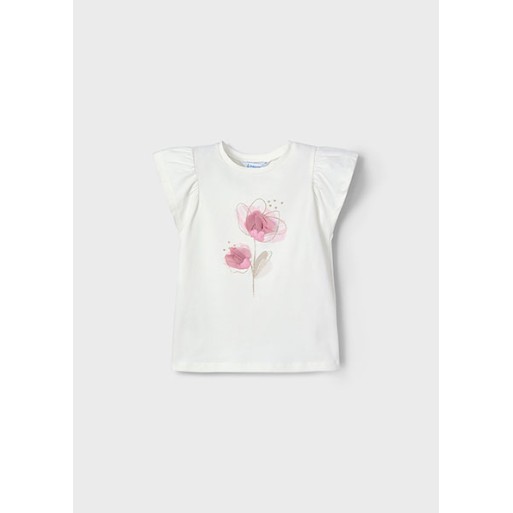 Tee shirt fleurs - MAYORAL | Jojo&Co : Vêtements enfants - Antibes