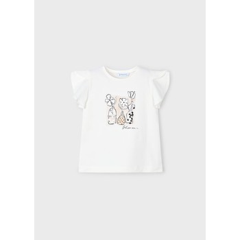 Tee shirt soliflores - MAYORAL | Jojo&Co : Vêtements enfants - Antibes