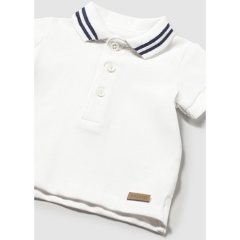 Polo blanc garçon  - MAYORAL | Boutique Jojo&Co