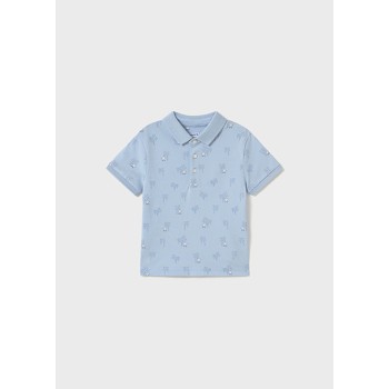 Polo bleu ciel mini vans garçon  - MAYORAL | Boutique Jojo&Co