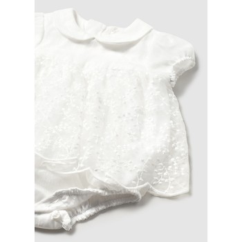 Barboteuse cérémonie bébé fille - MAYORAL | Boutique Jojo&Co - Antibes