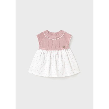 Robe bicolore bébé - MAYORAL | Boutique Jojo&Co - Antibes