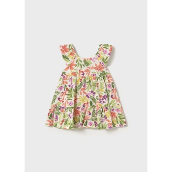 Robe fleurs et perroquets - MAYORAL | Boutique Jojo&Co - Antibes