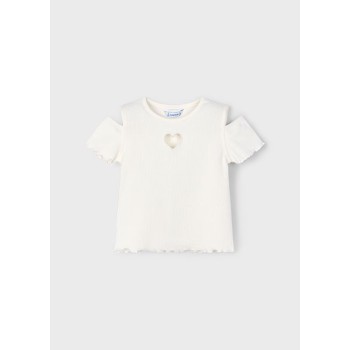 Tee shirt ajouré - MAYORAL | Jojo&Co : Vêtements enfants - Antibes