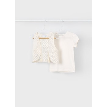 Tee shirt et gilet - MAYORAL | Jojo&Co : Vêtements enfants - Antibes