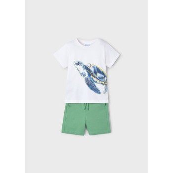 Tee shirt et bermuda tortue - MAYORAL | Jojo&Co : Vêtements enfants - Antibes