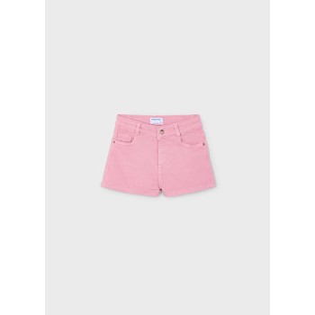 Short sergé rose clair - MAYORAL | Jojo&Co : Vêtements enfants - Antibes